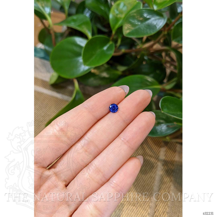 0.62 Ct. Blue Sapphire from Ceylon (Sri Lanka)