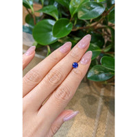 0.62 Ct. Blue Sapphire from Ceylon (Sri Lanka) Life Style