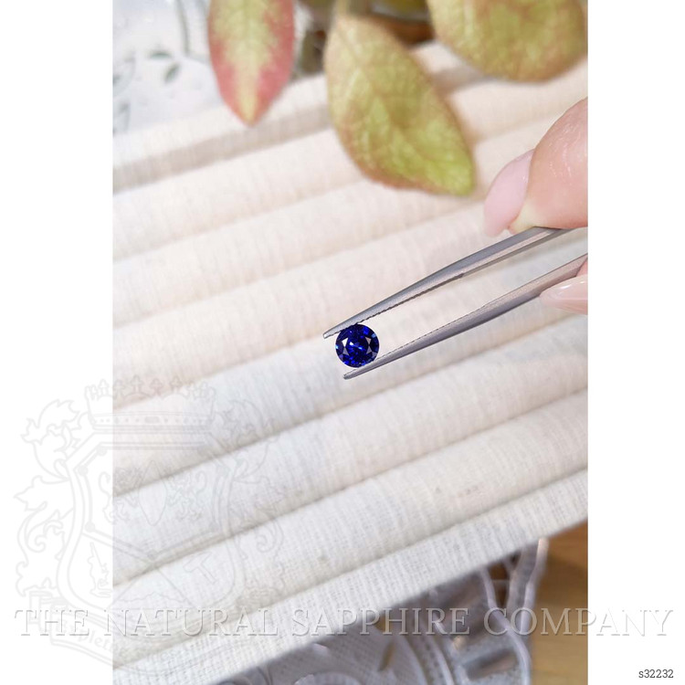 0.78 Ct. Blue Sapphire from Ceylon (Sri Lanka)