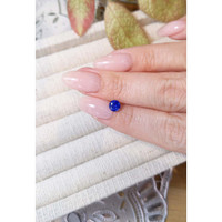 0.84 Ct. Blue Sapphire from Ceylon (Sri Lanka) Life Style