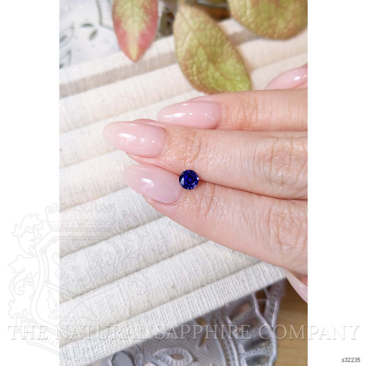 0.65 Ct. Blue Sapphire from Ceylon (Sri Lanka)
