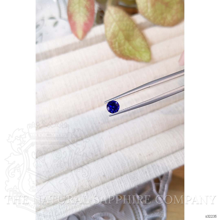 0.65 Ct. Blue Sapphire from Ceylon (Sri Lanka)