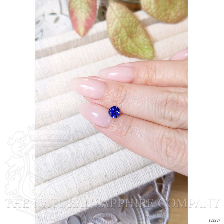 0.72 Ct. Blue Sapphire from Ceylon (Sri Lanka)
