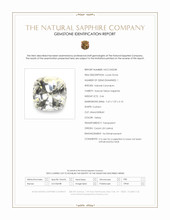 2.46 Ct. Yellow Sapphire from Ceylon (Sri Lanka) Scan Report
