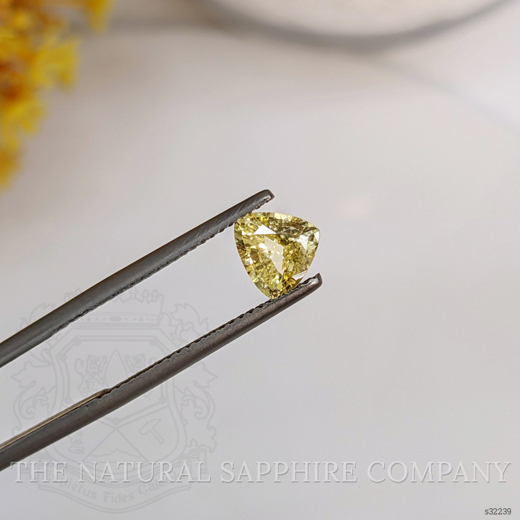 1.08 Ct. Yellow Sapphire from Ceylon (Sri Lanka)
