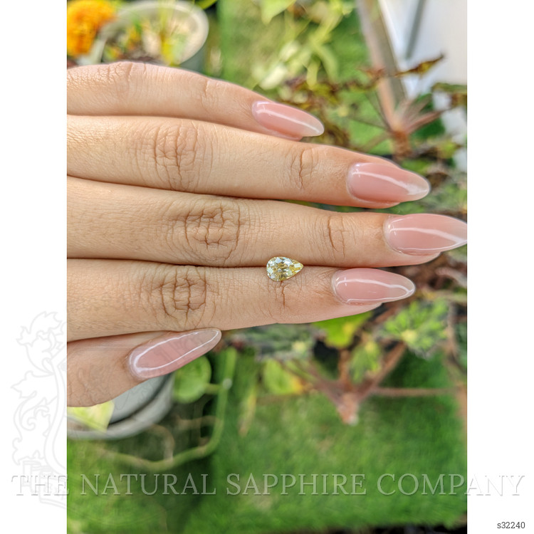 0.97 Ct. Yellow Sapphire from Ceylon (Sri Lanka)