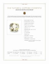 1.72 Ct. Yellow Sapphire from Ceylon (Sri Lanka) Scan Report