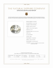 0.92 Ct. Yellow Sapphire from Ceylon (Sri Lanka) Scan Report