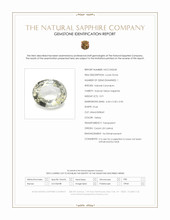 0.91 Ct. Yellow Sapphire from Ceylon (Sri Lanka) Scan Report