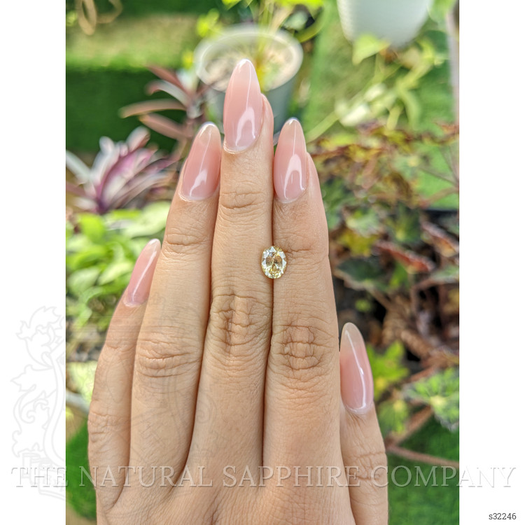 1.29 Ct. Yellow Sapphire from Ceylon (Sri Lanka)