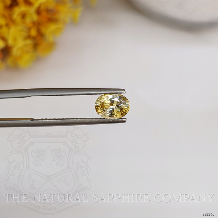1.29 Ct. Yellow Sapphire from Ceylon (Sri Lanka)