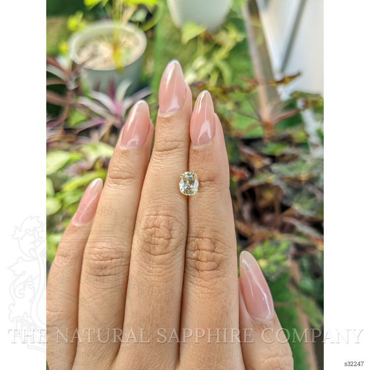 1.55 Ct. Yellow Sapphire from Ceylon (Sri Lanka)