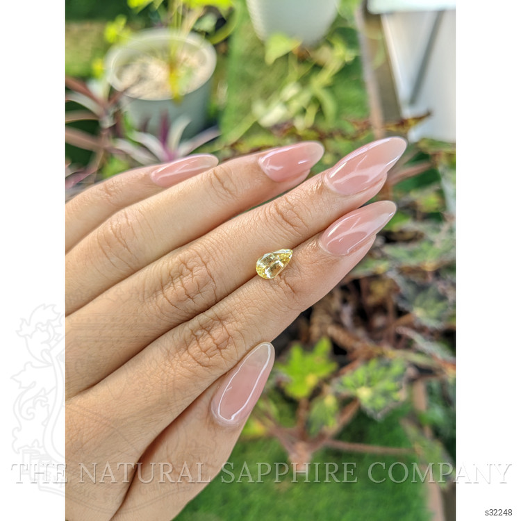 1.72 Ct. Yellow Sapphire from Ceylon (Sri Lanka)