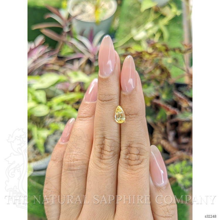 1.72 Ct. Yellow Sapphire from Ceylon (Sri Lanka)