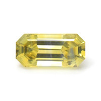 0.85 Ct. Greenish Yellow Sapphire from Ceylon (Sri Lanka) Video