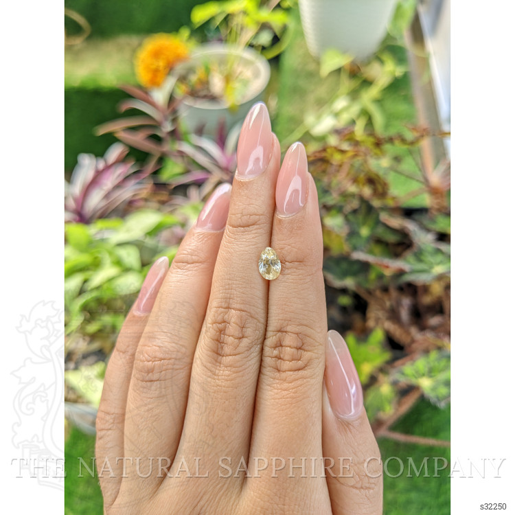 1.20 Ct. Peach Sapphire from Ceylon (Sri Lanka)