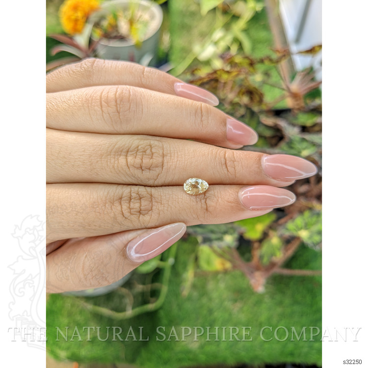 1.20 Ct. Peach Sapphire from Ceylon (Sri Lanka)