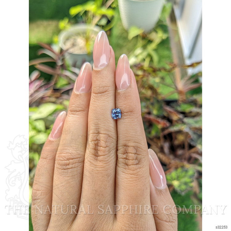 0.82 Ct. Blue Sapphire from Ceylon (Sri Lanka)