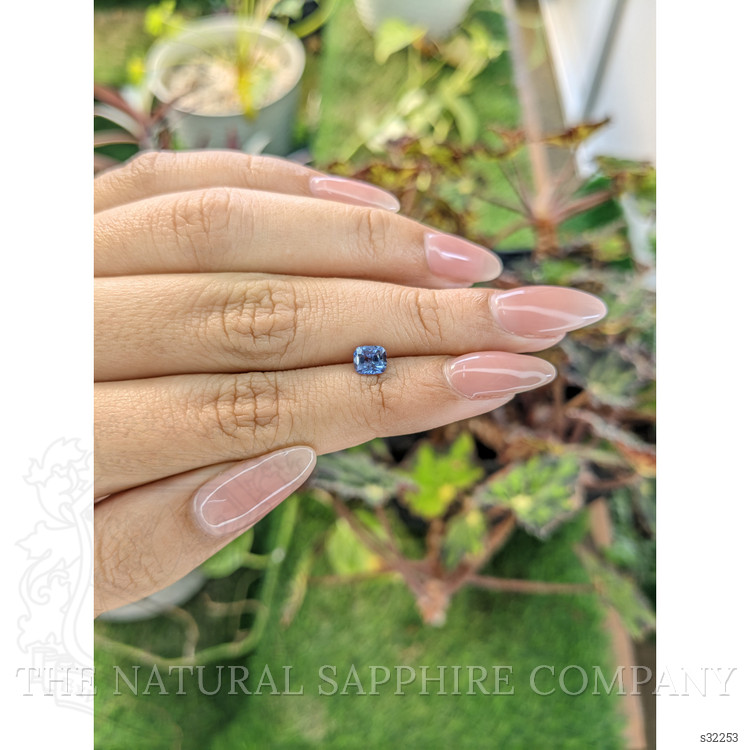 0.82 Ct. Blue Sapphire from Ceylon (Sri Lanka)