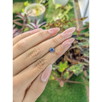 0.82 Ct. Blue Sapphire from Ceylon (Sri Lanka) Life Style