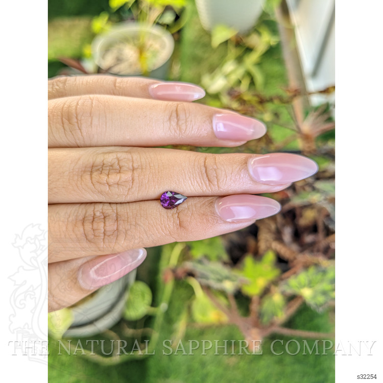 0.79 Ct. Pinkish Purple Sapphire from Ceylon (Sri Lanka)