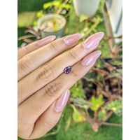 0.79 Ct. Pinkish Purple Sapphire from Ceylon (Sri Lanka) Life Style