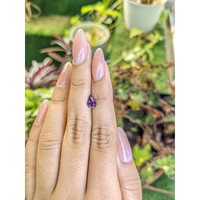 0.79 Ct. Pinkish Purple Sapphire from Ceylon (Sri Lanka) Life Style