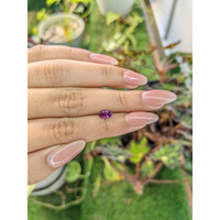 0.82 Ct. Pinkish Purple Sapphire from Ceylon (Sri Lanka) Life Style