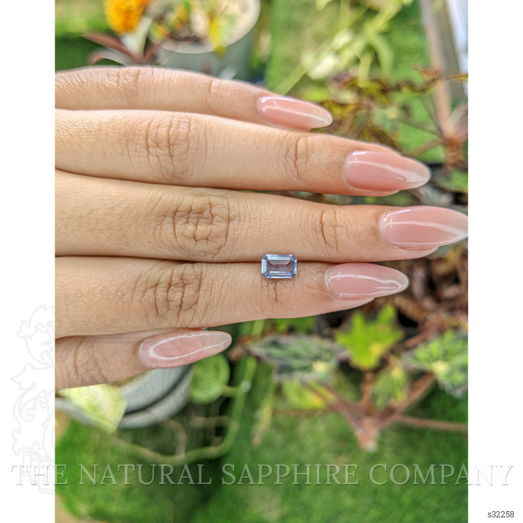 1.05 Ct. Purplish Blue Sapphire from Ceylon (Sri Lanka)