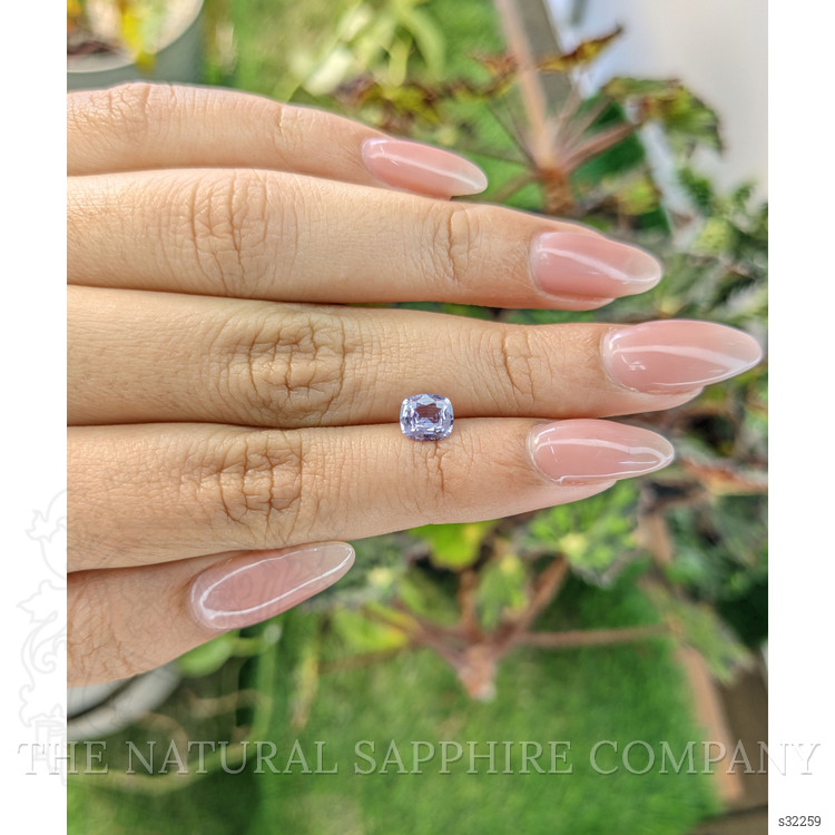 0.89 Ct. Pinkish Purple Sapphire from Ceylon (Sri Lanka)