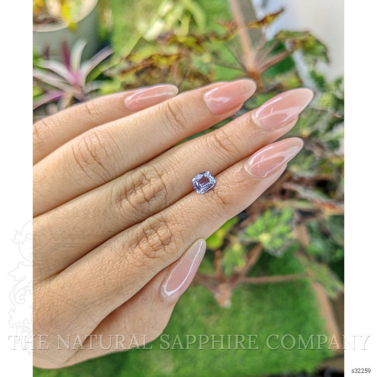 0.89 Ct. Pinkish Purple Sapphire from Ceylon (Sri Lanka)