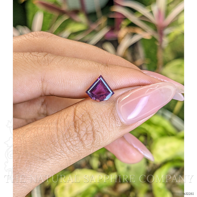 1.62 Ct. Pinkish Purple Sapphire from Ceylon (Sri Lanka)