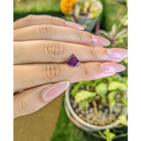 1.62 Ct. Pinkish Purple Sapphire from Ceylon (Sri Lanka) Life Style