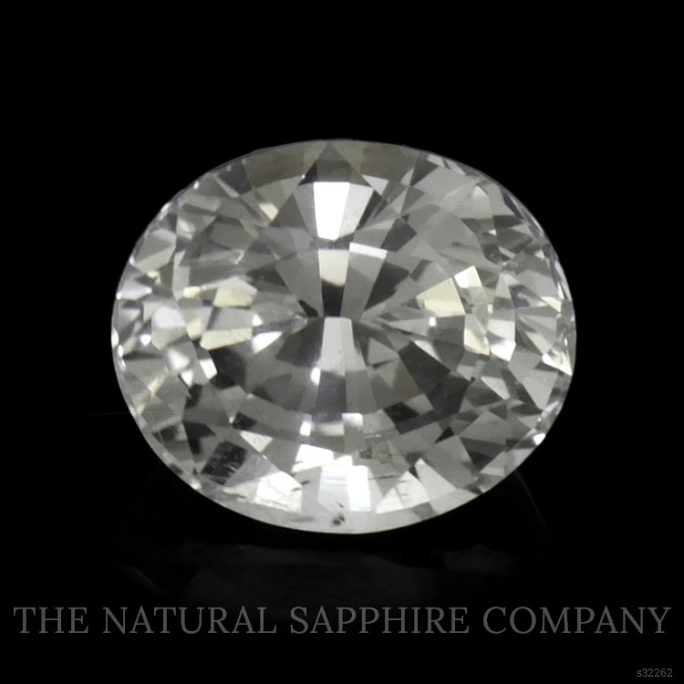 1.15 Ct. White Sapphire from Ceylon (Sri Lanka)