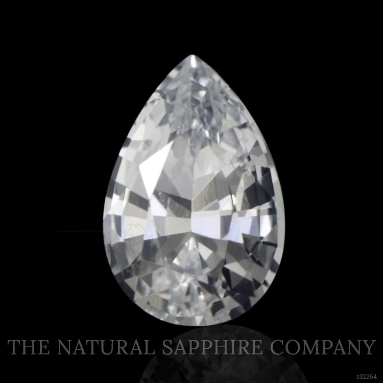 1.28 Ct. White Sapphire from Ceylon (Sri Lanka)