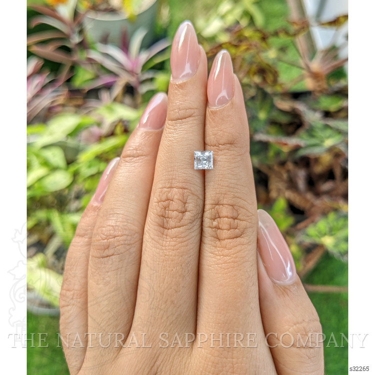 1.07 Ct. White Sapphire from Ceylon (Sri Lanka)