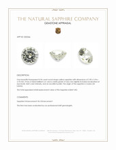 0.96 Ct. Yellow Sapphire from Ceylon (Sri Lanka) Appraisal