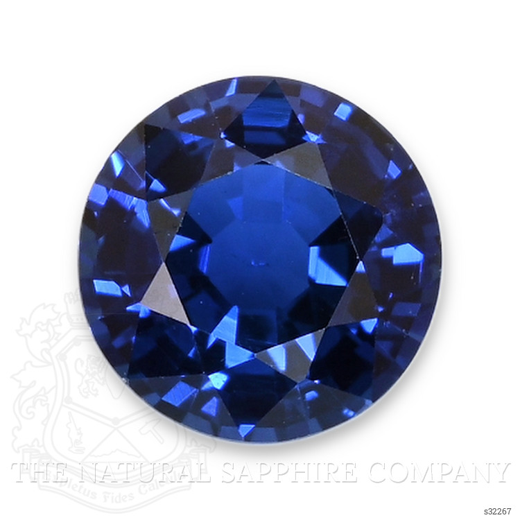 0.79 Ct. Blue Sapphire from Ceylon (Sri Lanka)