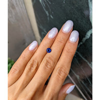 0.79 Ct. Blue Sapphire from Ceylon (Sri Lanka) Life Style