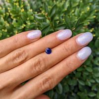 0.79 Ct. Blue Sapphire from Ceylon (Sri Lanka) Life Style