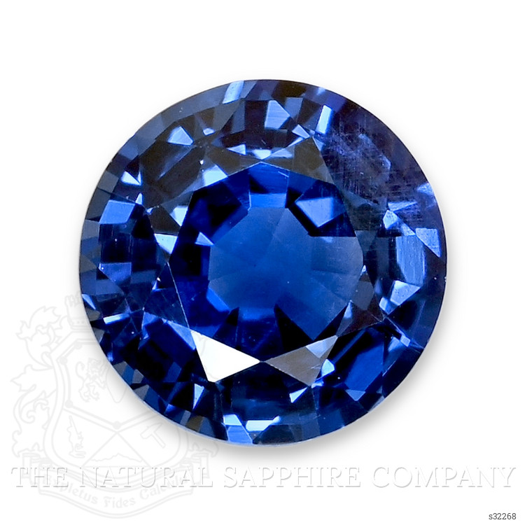 0.81 Ct. Blue Sapphire from Ceylon (Sri Lanka)