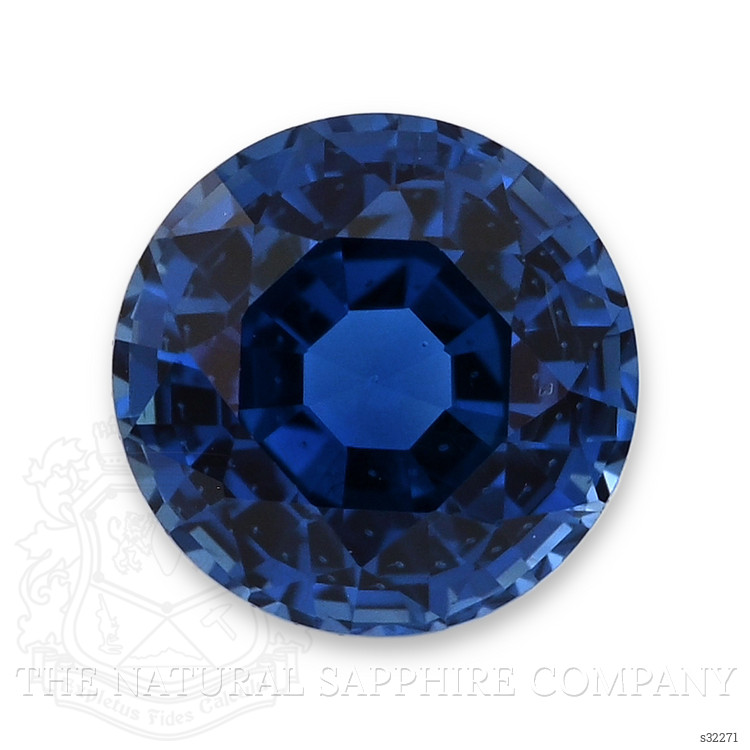 0.88 Ct. Blue Sapphire from Ceylon (Sri Lanka)