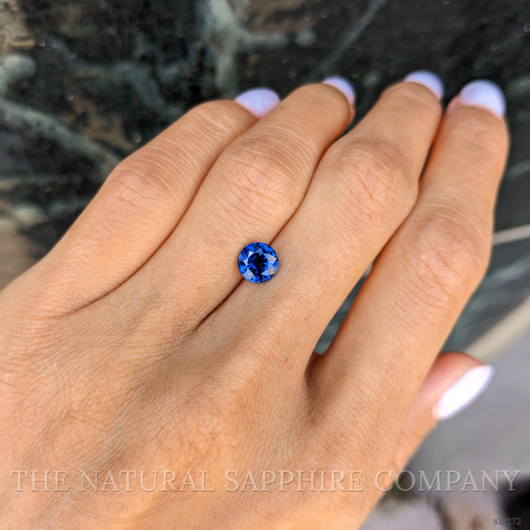 1.34 Ct. Blue Sapphire from Ceylon (Sri Lanka)