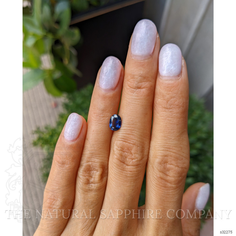 0.94 Ct. Blue Sapphire from Ceylon (Sri Lanka)