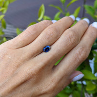 1.07 Ct. Blue Sapphire from Ceylon (Sri Lanka) Life Style