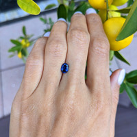 1.07 Ct. Blue Sapphire from Ceylon (Sri Lanka) Life Style