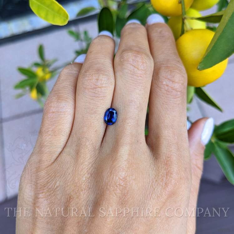 1.07 Ct. Blue Sapphire from Ceylon (Sri Lanka)