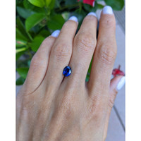 1.39 Ct. Blue Sapphire from Ceylon (Sri Lanka) Life Style