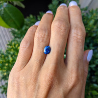1.69 Ct. Blue Sapphire from Ceylon (Sri Lanka) Life Style