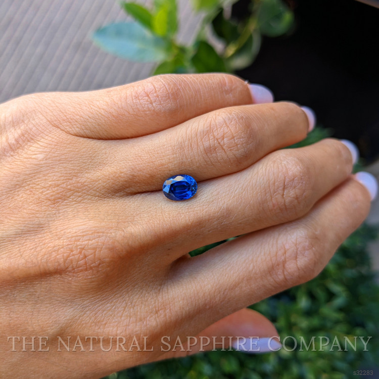 1.94 Ct. Blue Sapphire from Ceylon (Sri Lanka)